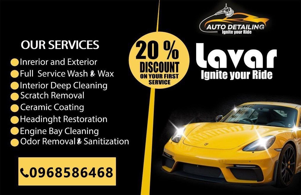 Lavar Promo Flyer